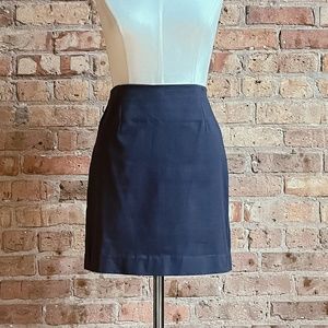 Smoke Grey Cotton Pencil Skirt
